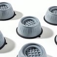 thumbnail image 3 of Mosiee 4 Pcs Patins Anti-Vibration Universels pour Machine à Laver Tapis en Caoutchouc Patin Anti-Vibration Réduction de Bruit Base de Levage de Meubles, 3 of 9