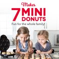 thumbnail image 4 of Dash DDM007 Mini Donut Maker Machine for Kid-Friendly Breakfast, Snacks, Desserts & More with Non-stick Surface, Makes 7 Doughnuts, Aqua, 4 of 5