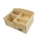 thumbnail image 5 of Organizador de escritorio, organizador de mesa, estante de madera, con múltiples compartimentos y cajones, caja de almacenamiento de mesa para tocador, 5 of 8