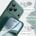 thumbnail image 5 of JETech Magnetic Silicone Case for iPhone 17 Pro Max 6.9-Inch, Compatible with MagSafe, Silky Soft Touch, Shock Absorbing Phone Cover with Camera Lens Protection (Midnight Green), 5 of 6