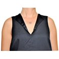thumbnail image 3 of Michael Kors Women's Split Neck Sleeveless Tunic Top (Large, New Navy), 3 of 6