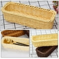thumbnail image 4 of STRANDCHIC Multipurpose Beige Woven Basket for Cutlery and Home Storage 2Pcs, 4 of 6