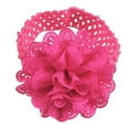thumbnail image 2 of AOMPMSDX Baby Care Baby Kids Girls Lace Flower Hairband Headband Dress Up Head band Daily Essentials Hot Pink One Size, 2 of 2