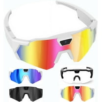 POV Glasses 4K Baseball Sunglasses with Camera, Smart Camera Glasse for Skiing Outdoor Cycling Goggles