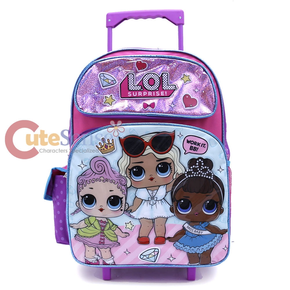lol surprise rolling backpack