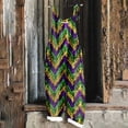 thumbnail image 3 of Charella Mardi Gras Jumpsuits for Women Sleeveless Backless Casual Pants 2024 Trendy Spring Summer Jumpsuit,Purple,L, 3 of 5