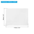 thumbnail image 2 of Uxcell Thermal Laminating Pouches, Transparent Laminating Sheets 3 Mil 4.3"x3.3 Laminator Pouches 200Pack, 2 of 5