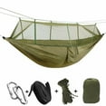 thumbnail image 3 of Double Camping Hammock Mosquito Net Tree Hammocks Tent Strong Tree Straps Hooks, 3 of 8