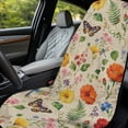 thumbnail image 4 of Xixirimido Car Towel Seat Covers Multifunctional Towel for Gym Outdoor Sport, Picnic, Beach, Pet Travel, Non-Slip Washable Car Seat Protector, Butterfly Dragonfly Colorful Floral, 4 of 8