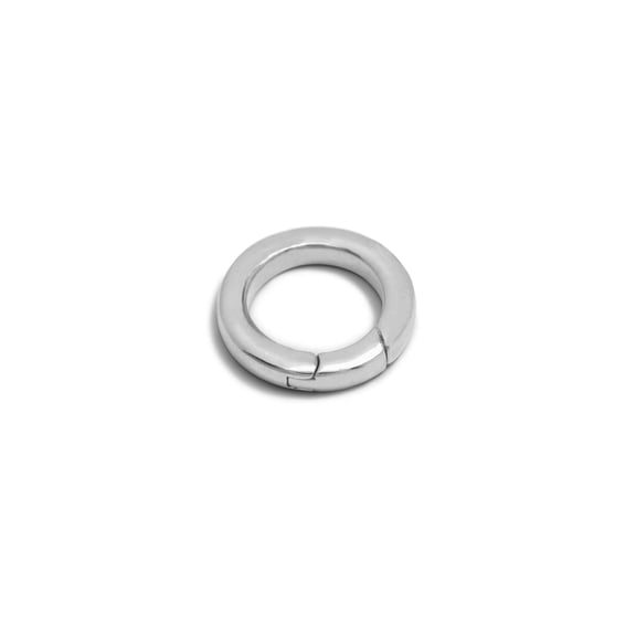 Silver Medium Circular Clicker Clasp