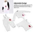 thumbnail image 4 of 350NW Fencing Pants Jacket Vest Set for Kids Crafted From Abrasion Proof Ripstop Fabric Sweat Absorbing Lining Expertly Crafted Seams, 4 of 7