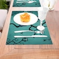 thumbnail image 5 of XMXY Woven Placemats Set of 4 PCS, Owl Tree Table Mats Washable Heat Resistant Placemats, 5 of 6