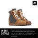 thumbnail image 2 of Botas de invierno Sorel Evie All Lace para mujer, terciopelo bronceado y chicle, 10 - 6.5, 2 of 7