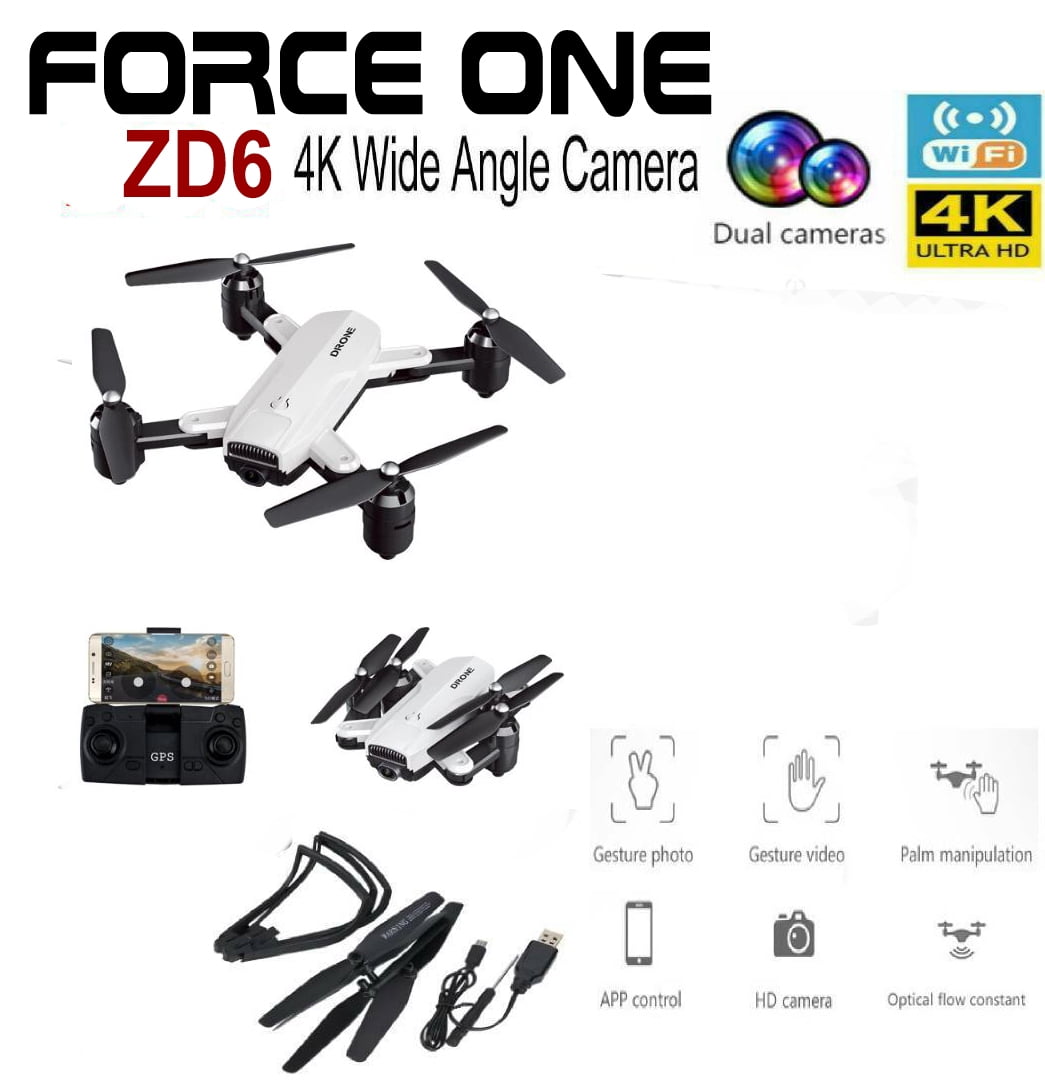 Force One E58 Drone Pro WI-FI 1080P HD Camera Battery Foldable  RC Quadcopter 
