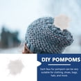 thumbnail image 6 of Dytern DIY 6pcs Faux Fur Pompom Balls DIY Fur Fluffy Pompom for Hats Keychains Scarves Bags Shoe, 6 of 11