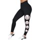 thumbnail image 1 of Gibobby Leggings Invierno Mujer Leggings ajustados elásticos con estampado béisbol para mujer para uso externo（Negro， S), 1 of 4
