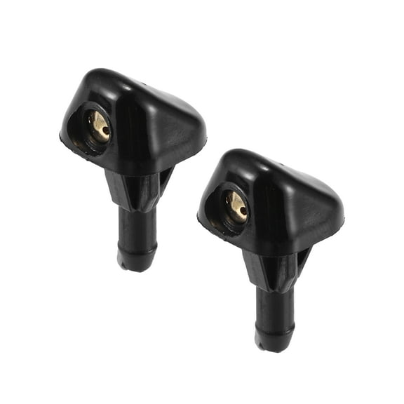 Unique Bargains Windshield Wiper Washer Nozzle Spray Jet Fit for Toyota 4Runner for Toyota Celica Plastic Black 2 Pcs