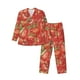thumbnail image 1 of Balery Strawberry Pijama para Hombre de Dos Piezas con Manga Larga, Conjunto de Dormir y Descanso Suave con Bolsillos-Large, 1 of 7