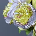 thumbnail image 5 of Ludlz Fake Flowers Vintage Artificial Peony Silk Flowers Bouquet Wedding Home Decoration, 1 Bouquet 5 Heads Peony Artificial Faux Silk Fake Flowers for Home Wedding Decor, 5 of 7