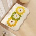 thumbnail image 4 of XWSHYW Alfombras de Baño Felpudo de Entrada de Imitación de Lana de Oveja de Estilo Cremoso para Baño, Absorbente de Agua, Antideslizante, Ideal para Uso En La Ducha Del Hogar, 4 of 6