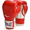 Everlast 16 Oz Pro Style Elite Cardio Kickboxing and Boxing Training Gloves, Red