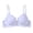 White, variant on Full Lace Sexy Fashion Lingerie Large Size Bra Removable Double Shoulder Straps Back Double Buckle Bra (Black, 70C)