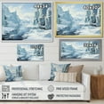 thumbnail image 4 of Designart "Antarcticas Edge modern II" Winter Landscape Floater Framed Wall Decor, 4 of 7