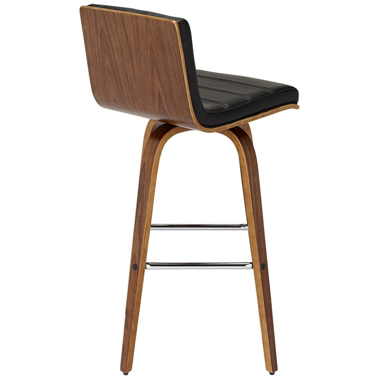 Armen living vienna walnut wood barstool hot sale