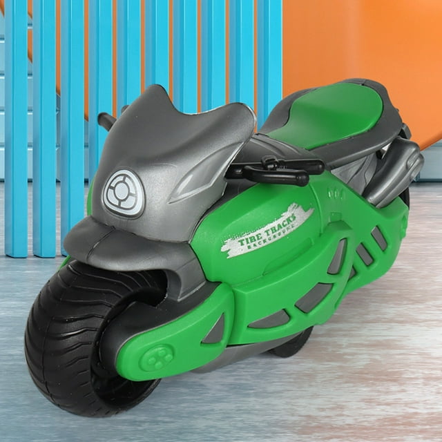 YANGHONGY Children's Toy Simulation Bus Motorcycle Helicopter Model Car Inertiaing Car Children Toy Car