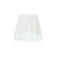 thumbnail image 1 of Argulvti Womens Lace Trim Mini Skirt Casual Stylish Mid Rise Satin Short Skirt, 1 of 1