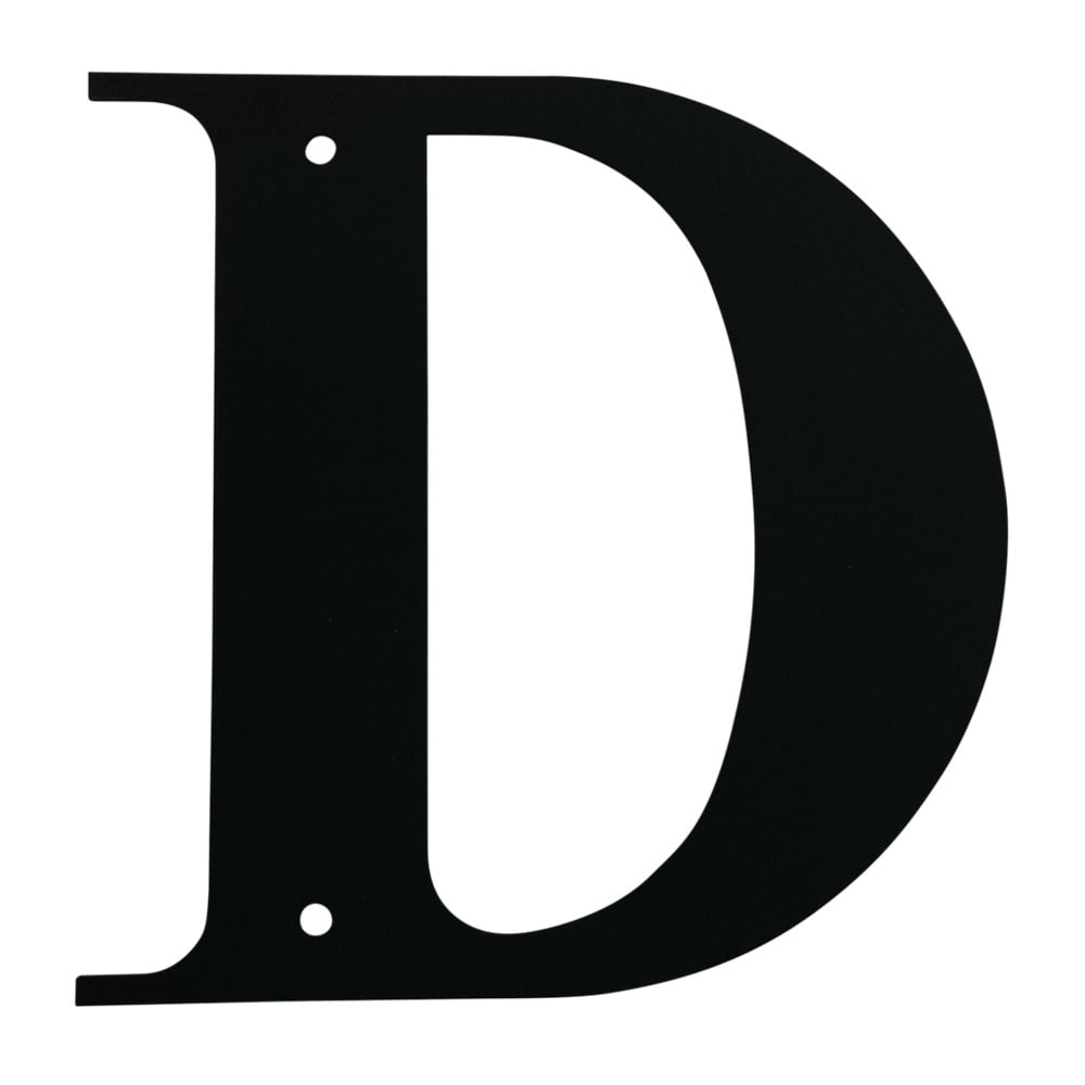 Beautiful Wrought Iron Letters - Perfect for Home, Business, or Mailbox Decor - 6.01" W x 6" H