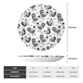 thumbnail image 2 of Bingfone Retro Rooster Print Bone China Dinner Decorative Plates,Handmade Ceramic Dinner Plate with Stand for Home Club-6in, 2 of 6