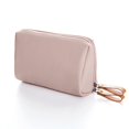 thumbnail image 1 of Bolsa de maquillaje para mujer, linda bolsa de maquillaje de concha, porta brochas, bolsa con cremallera, caja de almacenamiento de viaje, bolsa de artículos de tocador portátil, 1 of 5
