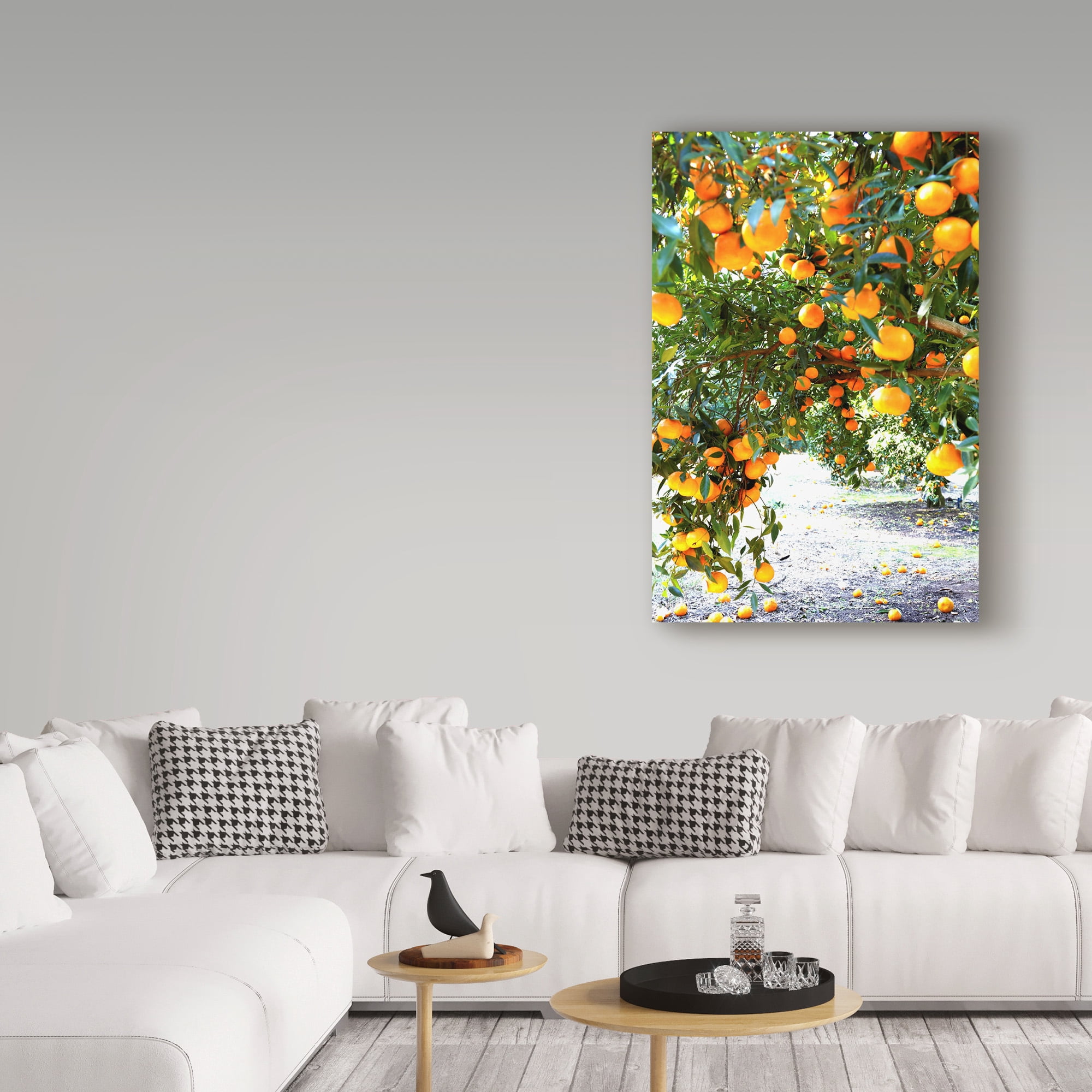 Trademark Fine Art 'Orange Trees' Canvas Art by Incredi