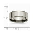 thumbnail image 2 of Titanium Beveled Edge 8mm Polished Band, 2 of 8