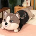 thumbnail image 3 of Peluche de peluche para perro de vestidor, almohada larga de peluche suave Husky de 70-130cm, muñeco de Animal de dibujos animados, cojín para dormir, decoración del hogar para niños, regalo, 3 of 4
