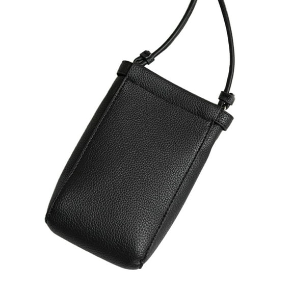 Small messenger bag PU mobile phone wallet transparent messenger bag women's mini mobile phone bag