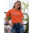 thumbnail image 2 of More Love Quote Shaped T-Shirt Women -Image by Shutterstock, Female 3X-Large, 2 of 4