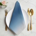 thumbnail image 2 of Navy Blue Grey Ombre Cloth Napkins, Farmhouse Gradient Minimalist Washable and Reusable Dinner Napkins Set of 6, Table Napkin for Kitchen Party Birthday Wedding Hotel Housewarming 20"x20", 2 of 9