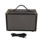 Haut-parleur sans fil, haut-parleurs Bluetooth multifonctions Vintage haut-lourd Bluetooth Vintage Portable Haut-Parleur sans fil Caractéristiques améliorées