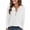 #53White, variant on Byworldtasic Women's Casual Waffle Knit Shirts Long Sleeve Blouse Button Up V Neck Tunic Pullover Top