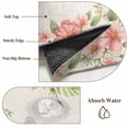 thumbnail image 6 of Entryway Rug 2'x3', Pink Floral Easter Small Rug for Kitchen Bathroom Door Mat Indoor Entrance, Spring Flowers Elegant Pastoral Non-Slip Area Rugs Floor Mats Carpet Front Door Rugs, 6 of 8