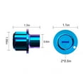 thumbnail image 5 of Universal Burn Blue DIY Motorcycle Key Cover Case CNC Decorative Key Head Cover, 5 of 6