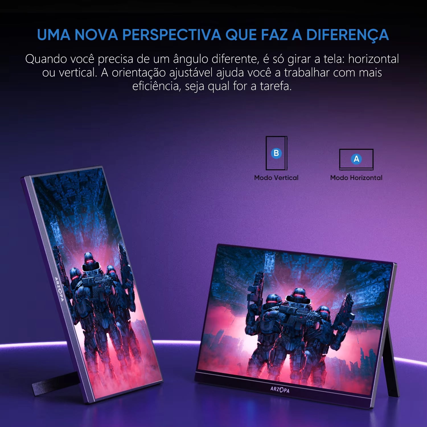 ARZOPA 16.1 inch 100% sRGB 144Hz Gaming Monitor Portable Laptop Display with Type C Mini HDMI For PS4/5 Steam Deck Switch PC Mac