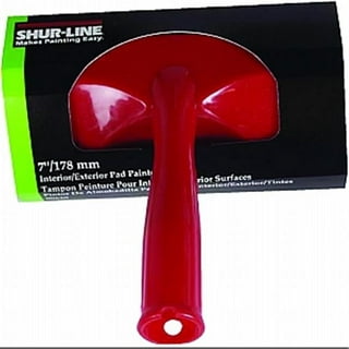 Shur-Line Paint Pad, 7 in. x 3-3/4 in., Plastic, Red 2006649