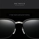 thumbnail image 5 of Gafas de sol polarizadas UV400 de moda Retro marco cuadrado de Metal elimina el deslumbramiento gafa Abanopi Lente G15 dorada y negra, 5 of 7