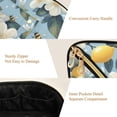 thumbnail image 5 of FORMRS Makeup Bag Travel Cosmetic Organizer for Women Fold Flat Zipper Pouch with Handle, Lemon Pattern, 5 of 8