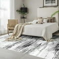 thumbnail image 4 of BERTHMEER Washable Rugs Abstract 3'x5' Area Rugs for Bathroom Kitchen Bedroom Entryway Rugs Non Slip Dorm Office Neutral Modern Contemporary Throw Rugs, 4 of 7