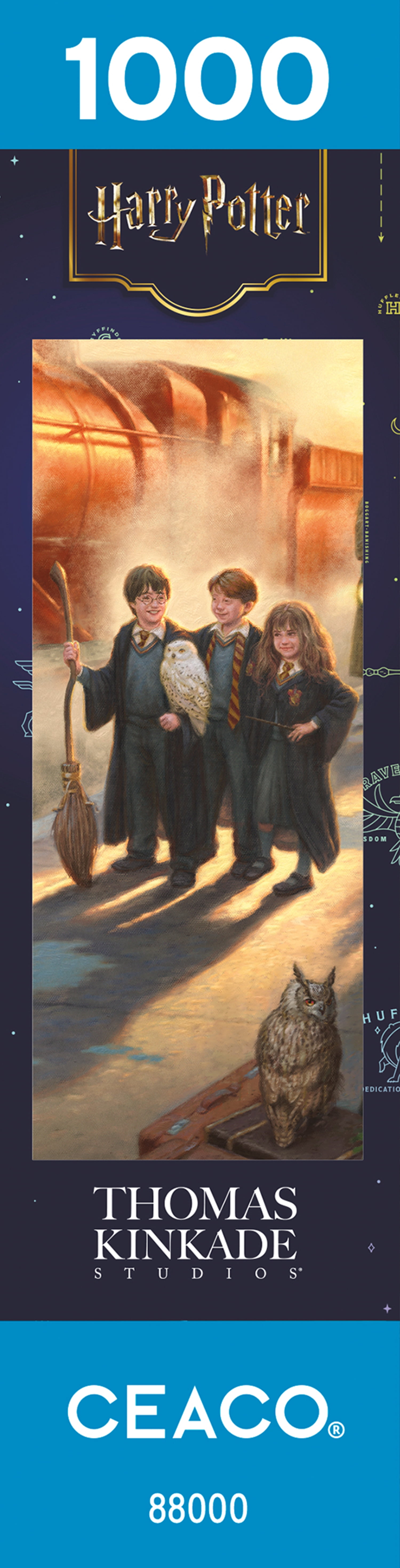 Ceaco Thomas Kinkade Harry Potter Hogwarts Express 1000-Piece Interlocking Jigsaw Puzzle for Adults Ages 14+