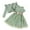 Green, variant on ZEHJUHAN Baby Girl's Sleeveless Flower Applique Mesh Tutu Dress Lace Button Cardigan Set for Party Green，6-12M